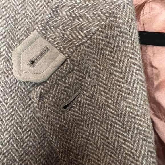 Vintage Lauren Ralph Lauren Tan Blazer with Notched Lapels 100% Wool - Picture 4 of 12